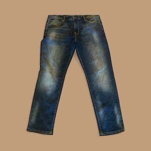 William Rast Men's Button Denim Blue Straight Leg Jeans Size 34x30